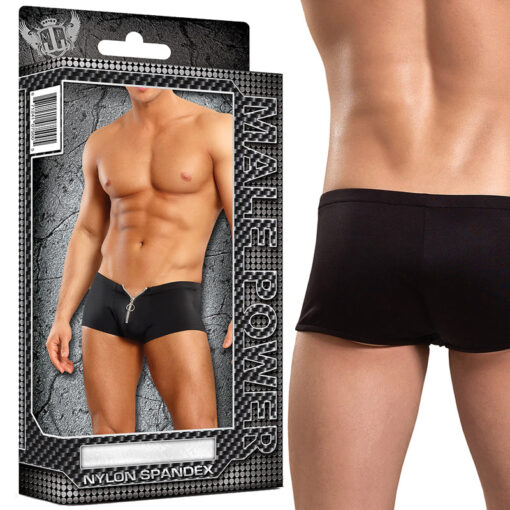 Male Power Zipper Shorts L-XL Underwear