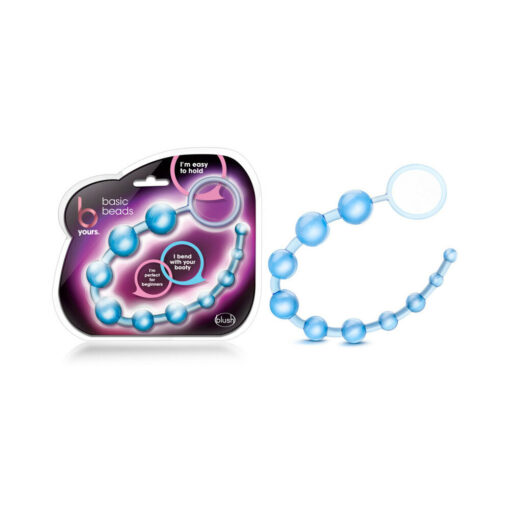 B Yours Basic Beads 12.75 in. Blue