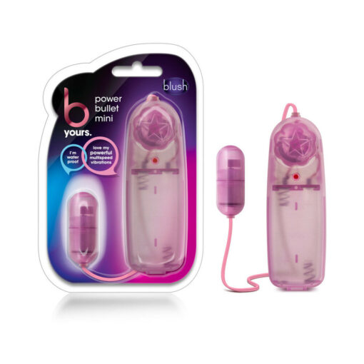 B Yours Power Bullet Mini Remote-Controlled Egg Vibrator Pink