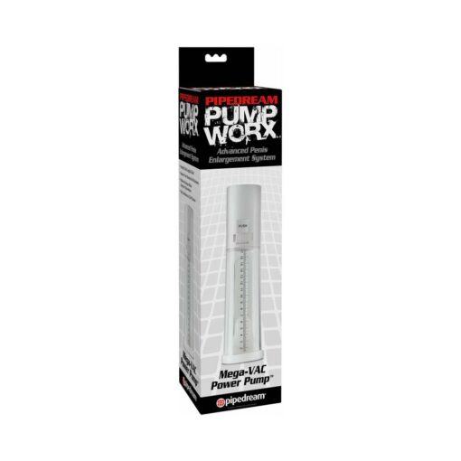 Pipedream Pump Worx MEGA-VAC Power Pump Clear-White