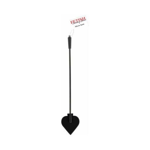 Pipedream Fetish Fantasy Series Silicone Spade Crop Black