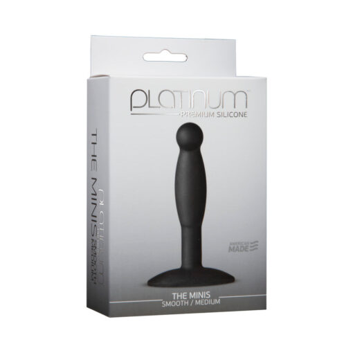 Platinum Premium Silicone - The Minis - Smooth - Medium Black