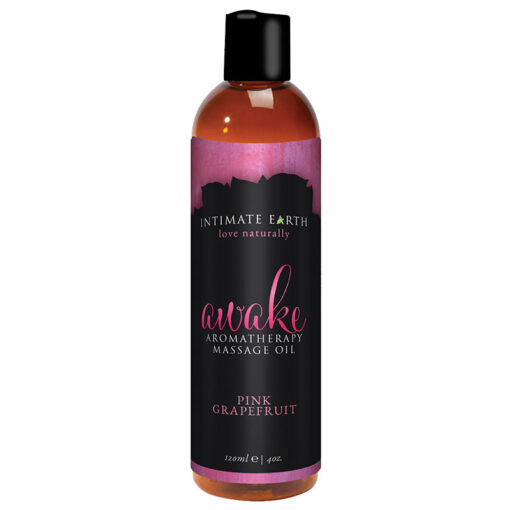 Intimate Earth Awake Massage Oil 120 ml-4 oz