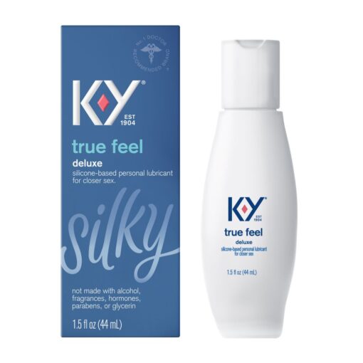 K-Y True Feel Premium Intimate Silicone Gel Lubricant 1.5oz.