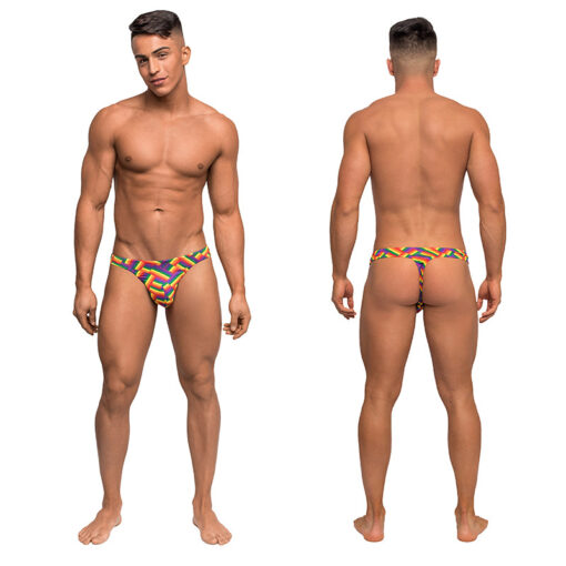 Male Power Pride Fest Bong Thong Print S-M