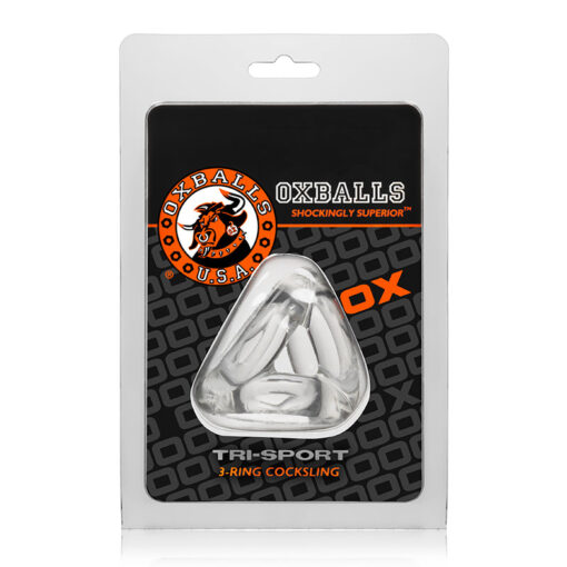 OxBalls Tri-Sport, Cocksling, Clear