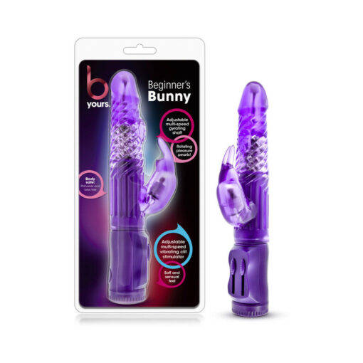 B Yours Beginner's Bunny Rabbit Vibrator Purple