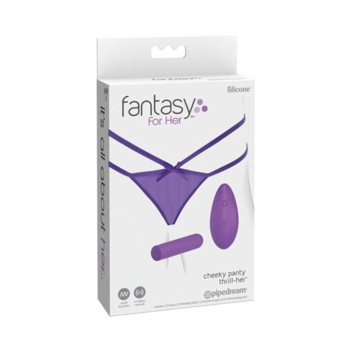 Fantasy For Her Petite Panty Thrill-Her Panty & Vibrator Purple