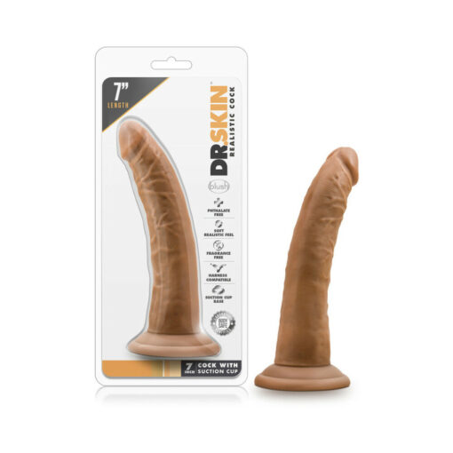 Dr. Skin Realistic 7 in. Dildo Tan