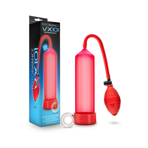 Performance VX101 Male Enhancement Pump Red