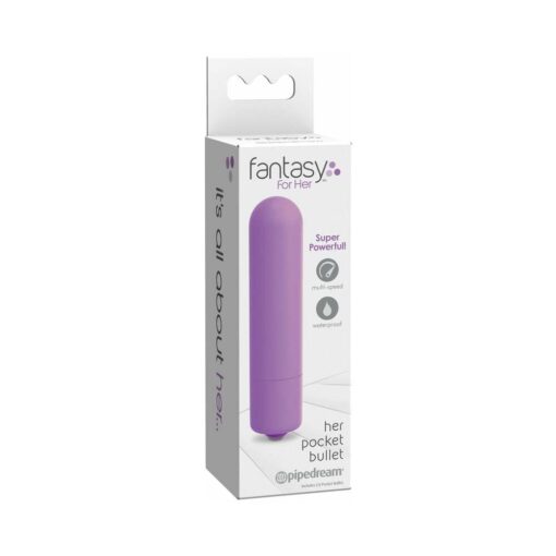 Pipedream Fantasy For Her HerPocket Bullet Multi-Speed Vibrator Purple