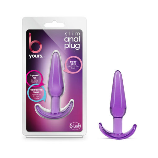 B Yours Slim Anal Plug Purple