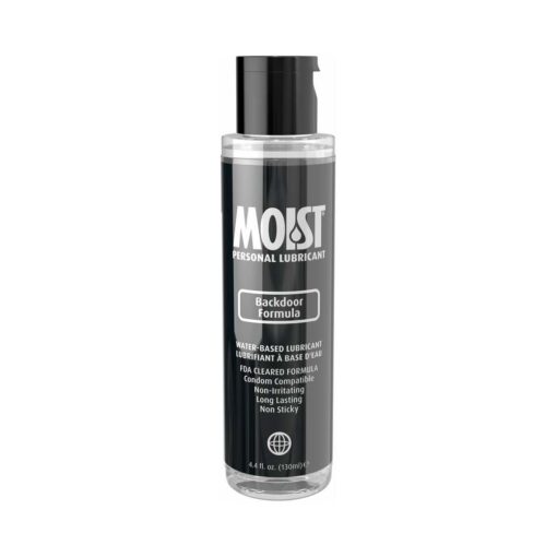 Pipedream Moist Personal Lubricant Backdoor Formula 130 ml - 4.4 oz.