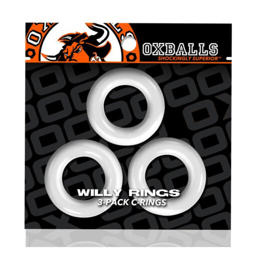 Oxballs Willy Rings 3-Pack Cockrings O-S White