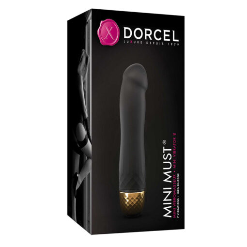 Dorcel Mini Must Mini Silicone Vibrator Black-Gold