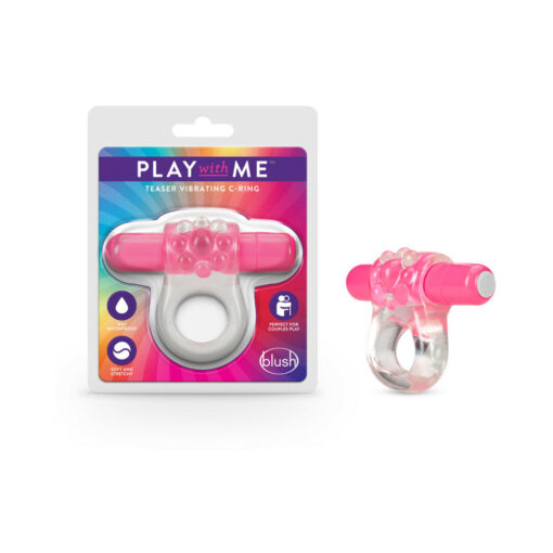 Play with Me Teaser Vibrating C-Ring Pink