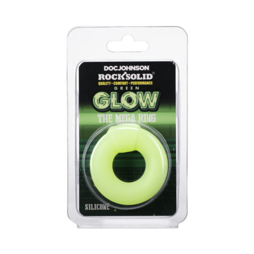 Rock Solid Sila-Flex Glow-in-the-Dark Mega Ring Green