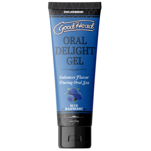 GoodHead Oral Delight Gel Blue Raspberry 4 oz. Bulk