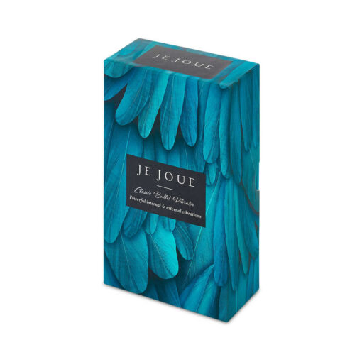 Je Joue Classic Bullet Vibrator Rechargeable Silicone with Finger Sleeve Teal