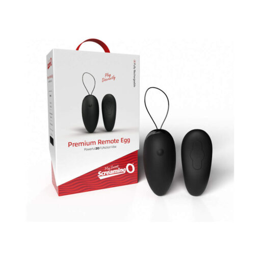 Screaming O Premium Remote Egg Black