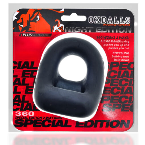 OxBalls 360 Dual-Use Cockring Plus+Silicone Special Edition Night