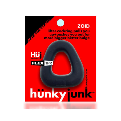 Hunkyjunk Zoid Trapezoid Lifter Cockring Tar Ice