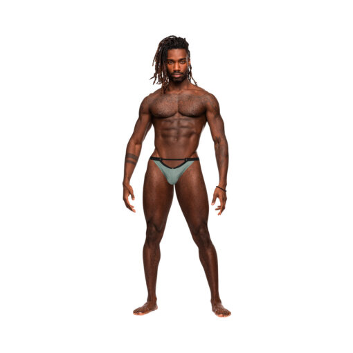 Male Power Magnificence Micro V Thong Jade S-M