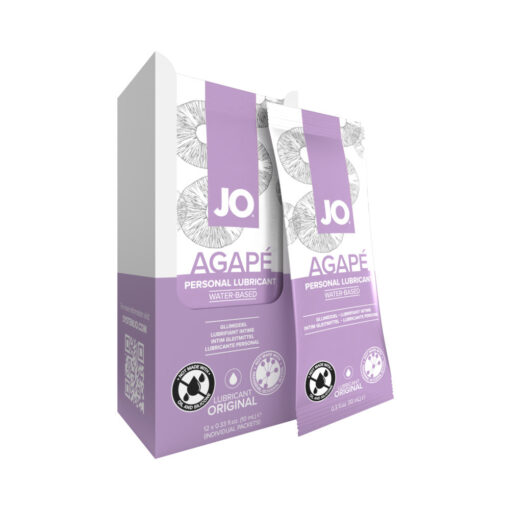 JO Agape Water-Based Lubricant Foils 10mL 12-Pack