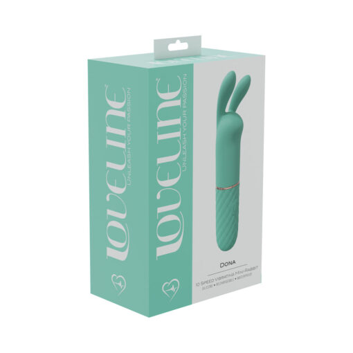 LoveLine Dona 10 Speed Vibrating Mini-Rabbit Silicone Rechargeable Waterproof Green