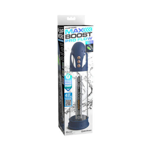 Pump Worx Max Boost Pro Flow Blue-Clear