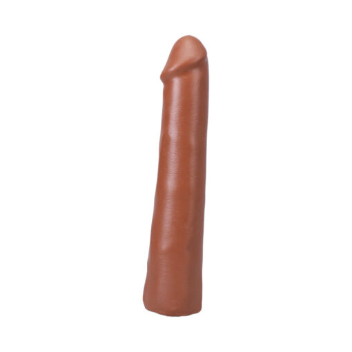 The Realistic Cock 9 in. ULTRASKYN Vac-U-Lock Dildo Caramel