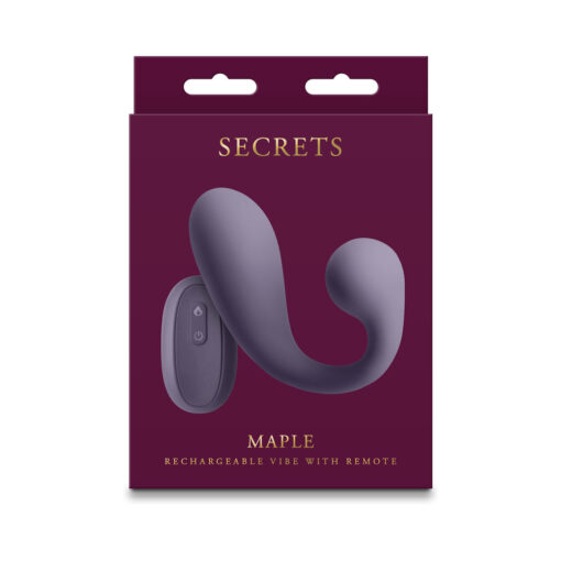 Secrets Maple Insertable Warming Vibe with Remote Gray