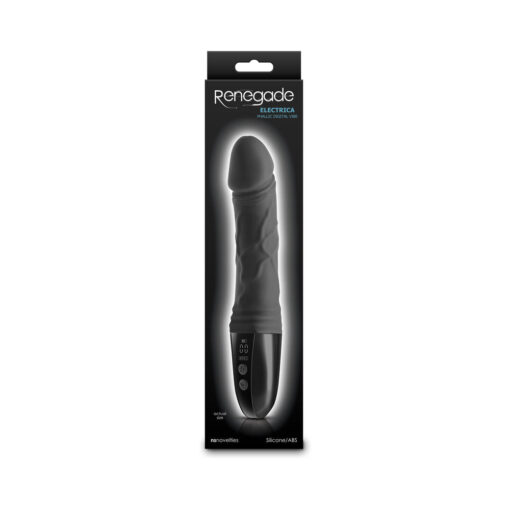 Renegade Electrica Phallic Digital Vibe Black