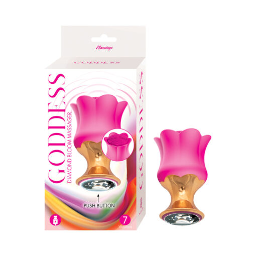 Goddess Diamond Bloom Massager Fushcia