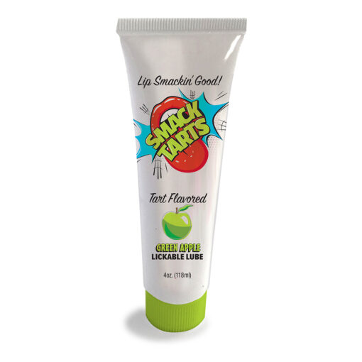 Smack Tarts Lickable Sour Green Apple Lube 4 oz.