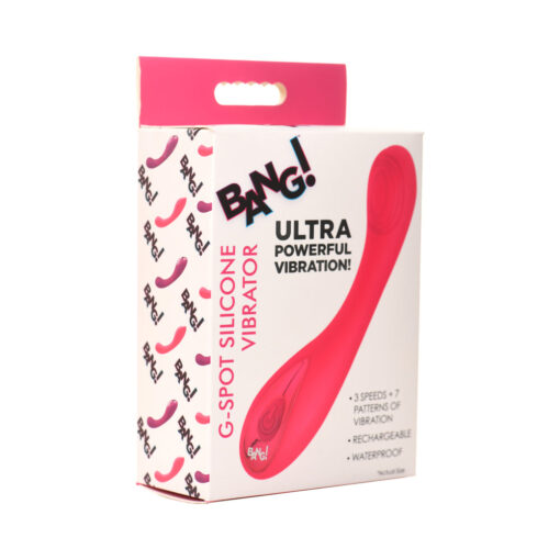 BANG! G-Spot Silicone Vibrator Pink