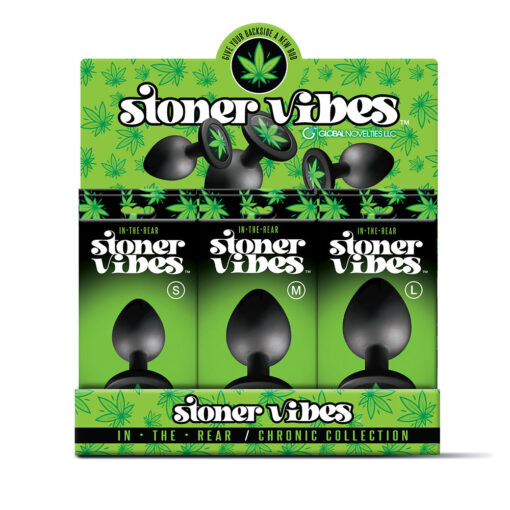 Stoner Vibes Chronic Collection Butt Plug 12-Piece Display