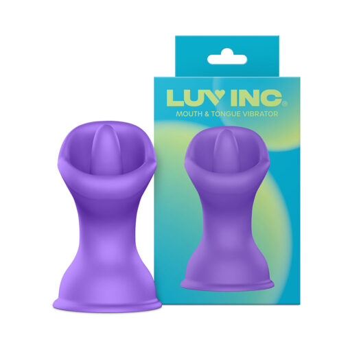 Luv Inc Mv57: Mouth & Tongue Vibrator Purple