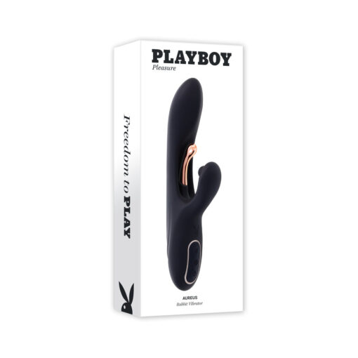 Playboy Aureus Rechargeable Silicone Rabbit Vibrator 2 AM