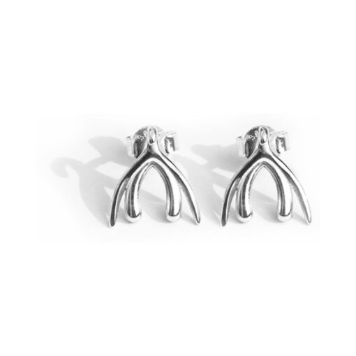 Biird Clit Earrings Silver