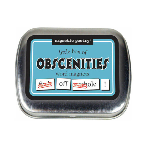 Magnetic Poetry Little Box of Obscenities Word Magnets