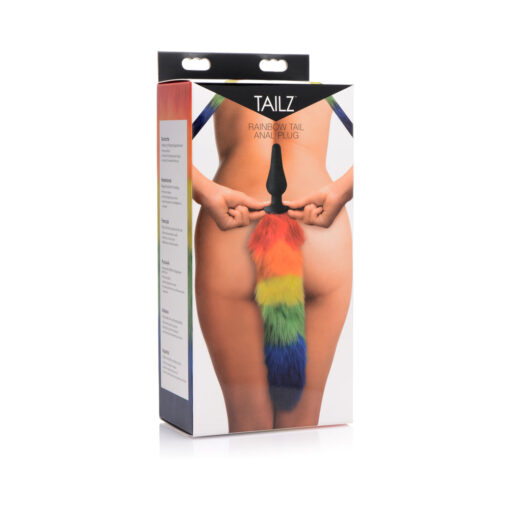 Tailz Rainbow Tail Silicone Butt Plug