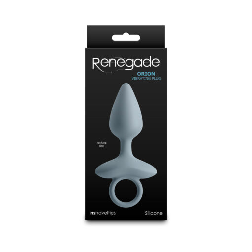 Renegade Orion Rechargeable Vibrating Anal Plug Gray