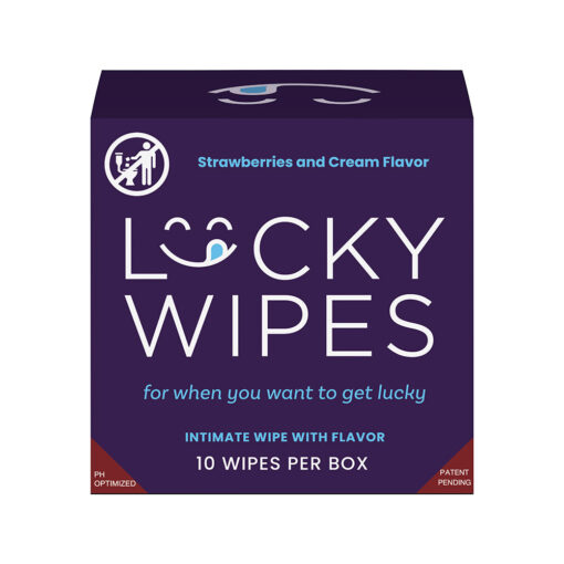 Sweetums Lucky Wipes Strawberries & Cream Flavor 10-Pack