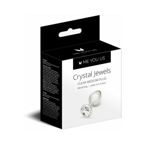 Me You Us Crystal Jewels Metal Plug Clear M