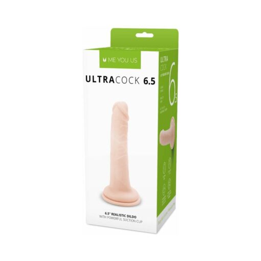 Me You Us Ultra Cock 6.5 in. Realistic Dildo Vanilla