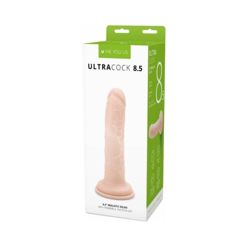 Me You Us Ultra Cock 8.5 in. Realistic Dildo Vanilla