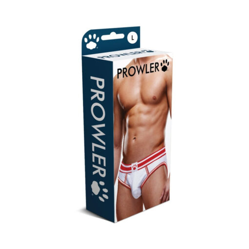 Prowler Open Brief White-Red L