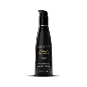 Wicked Aqua Sensitive Water-Based Lubricant 4 oz.
