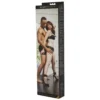 Sportsheets Expandable Spreader Bar & Cuffs Set Black